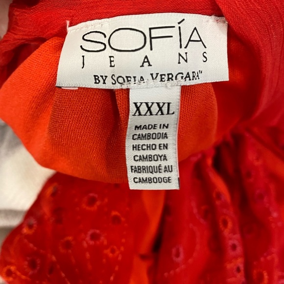 Sofia Vergara Red Lace Halter Top size 3X - Picture 7 of 11